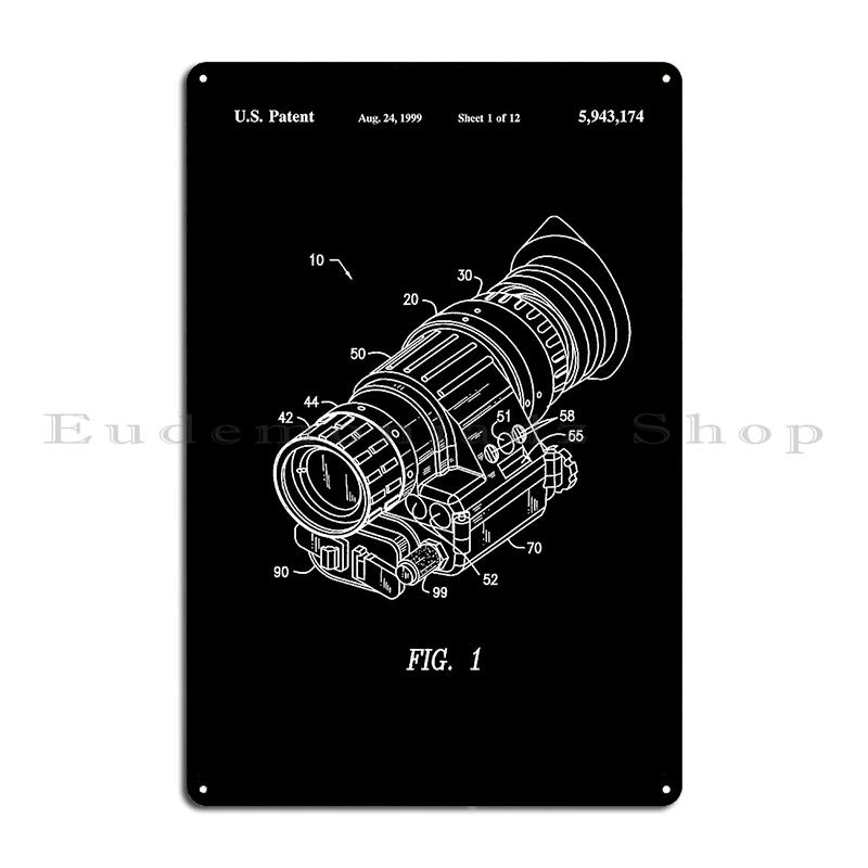 Anatomy Of A Leica Camera 1989 Old Camera Part Patent Drawing Metal Plaque Club Party Plaques Living Room Create Tin Sign Poster