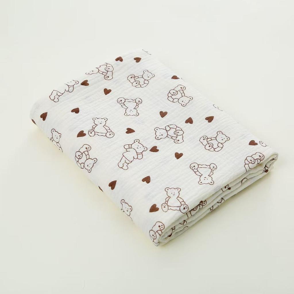 Baby Towel Bag Sheet Pure Cotton Class A Newborn Newborn Baby Bath Towel Bag Quilt Delivery Room Swaddling Cross-border