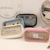 Supplies Student Children Plaid Printed Pen Bag Pencil Pouch Desktop Storage Bags Stationery Bag