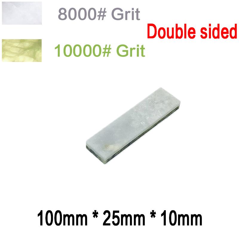 10000 Grit Knife Sharpener Natural Green Agate Sharpening Stone Whetstone Fine Grinding Polishing Shaved Bar Kitchen Honing Tool