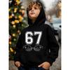 Modischer Jungen-Kapuzenpullover aus Fleece für Herbst und Winter