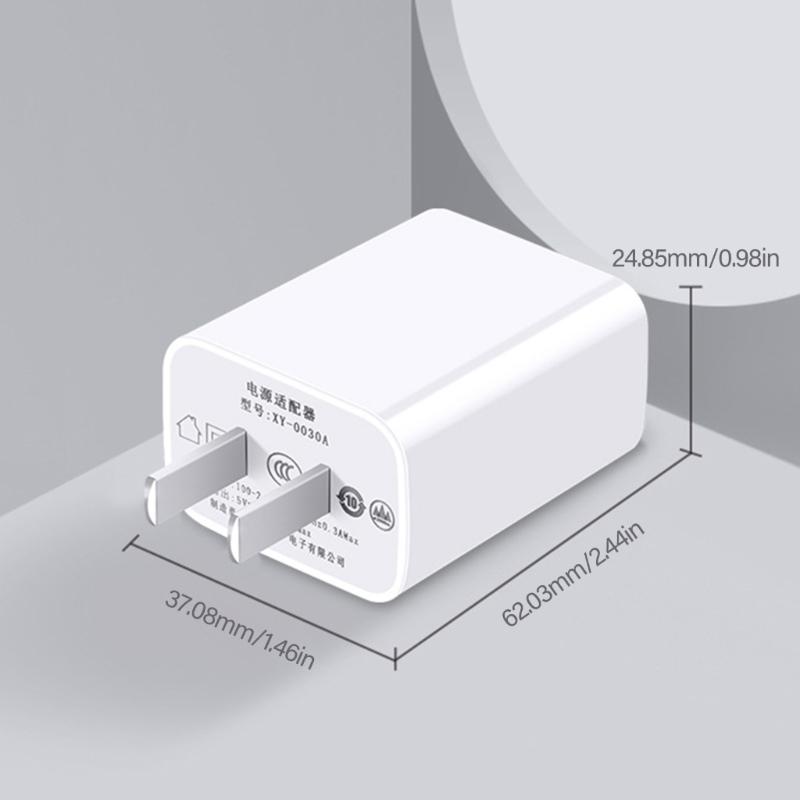 Fast Charging USB Charging Block 5V 2A Power Adapter for Phone Pad Baby Bottle Warmer Multipe Devices