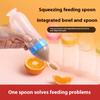 Baby Rice Paste Bottle Baby Supplementary Food Spoon Rice Paste Feeding Bottle Squeeze Spoon Rice Paste Milk Bottle Maternal and Infant Products