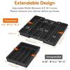 Expandable Multifunctional Silverware Divider and Storage Box for Kitchen Drawer