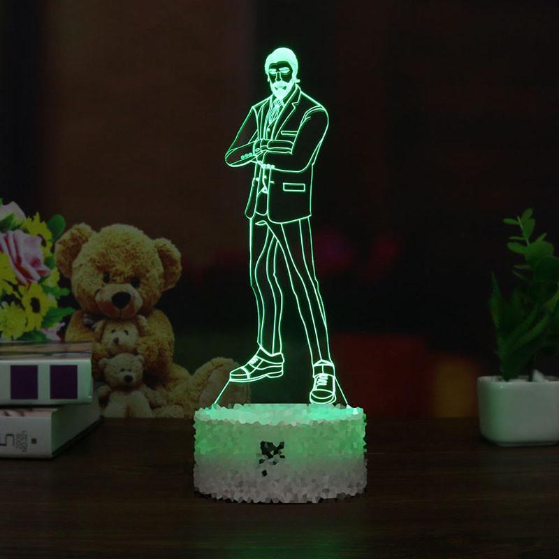 3d Led Lamp Night Light 7 Color Usb Touch Table Desk Lamp Art Kid Gift