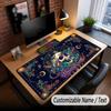 Skull Gothic Theme Custom Mouse Pad Personalized With Name Text Customized Desk Mat For Office Home Decor