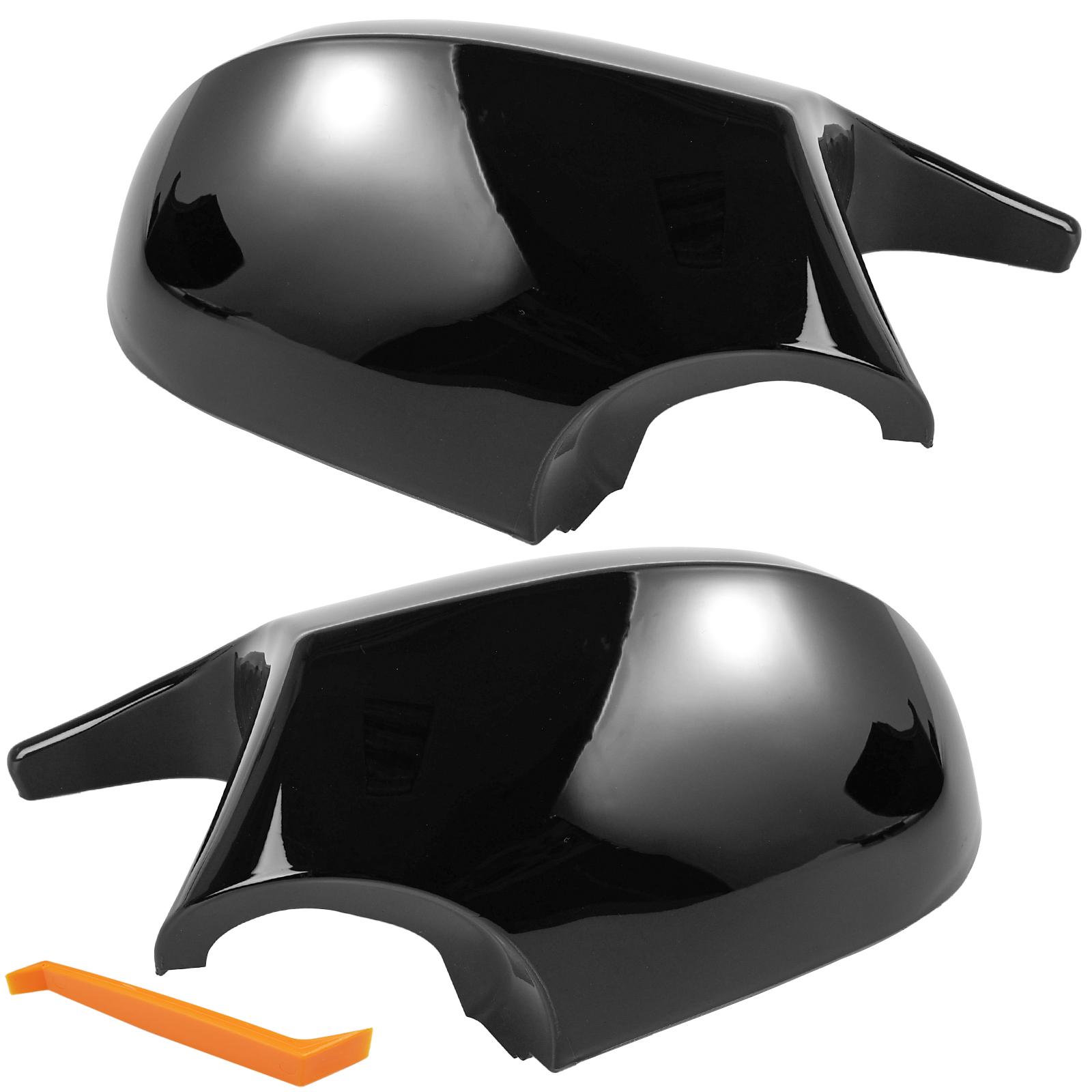 

1Pair Glossy Black Rearview Side Mirror Covers Cap For BMW 1 3series E81 E82 E87 E88 E90 E91 E92 E93 LCI 51167205291 51167205292 чёрный