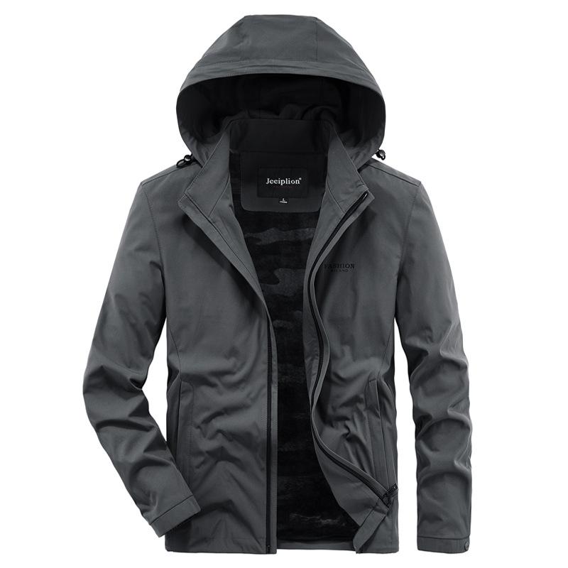 Мужская осенне-зимняя новая бархатная хлопковая куртка мужская молодежная повседневная — фото 6