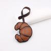 Croissant-Shaped Keychain Croissant Charm Pendant Keyring Jewelry For Girls Women Gift Bag Decoration