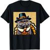 Humor Thanksgiving Turkey British Shorthair Cat T-Shirt