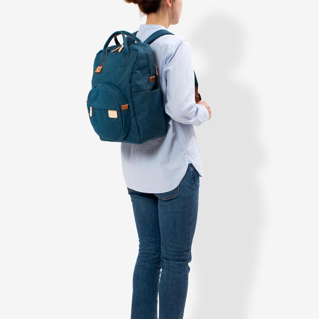 Plecak Unisex na Tablet A4 Marmarco od Heart Made Factory, Przechowywanie 10-calowe, Rozmiar, Poliester, Seria, FY-0744 (Marynarka wojenna)