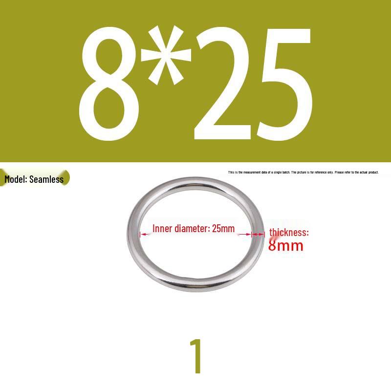304 Stainless Steel Seamless O-Ring for Lifting and Hammock Yoga Connection