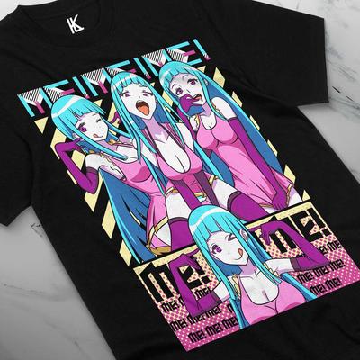 Me Me Me Anime Koszulki Unisex dla Fana Anime Wszystkie Rozmiary Bawełna