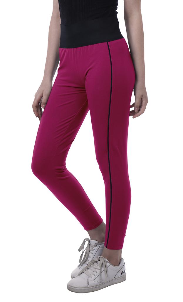 Moomaya High Waist Leggings For Womens Pull On Soft Yoga Pants-3W