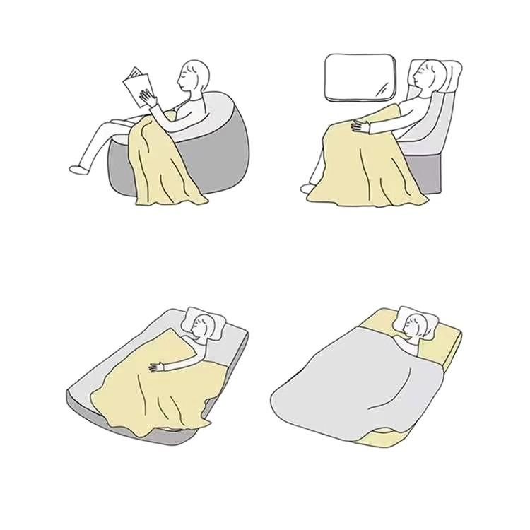 Christmas Red Snowflake Fleece Blanket - Super Soft & Warm Winter Sofa Office Nap Throw Festive Gifting