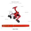 Pocket Collapsible Fishing Rod Reel Set Mini Pen Fishing Rod Set Pen Shaped Telescopic Fishing Rod with Fishing Reel