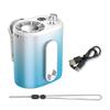 Hochgeschwindigkeits-Hüftclip-Ventilator mit USB-Aufladung Leiser Clip-Ventilator für Schreibtisch Nacken Tragbarer Persönlicher Kühlventilator für Reisen Camping Outdoor