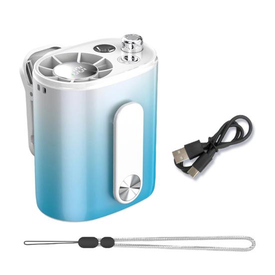 Hochgeschwindigkeits-Hüftclip-Ventilator mit USB-Aufladung Leiser Clip-Ventilator für Schreibtisch Nacken Tragbarer Persönlicher Kühlventilator für Reisen Camping Outdoor
