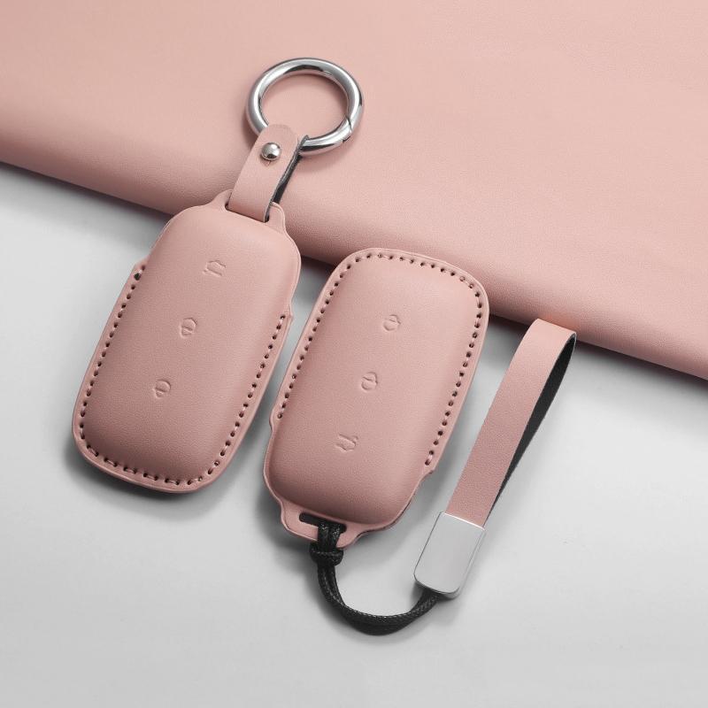 3 Buttons Car Key Case Cover Shell Fob For Geely Galaxy L7 2026 L6 MAX 1.5T Plus AIR PRO PU Car Remote Keychain Accessories