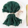 6pcs Napkins Wrinkled Dinner Napkins Soft Cotton Table Napkins Decorative Cloth Napkins for Weddings Parties Family Everyday Use