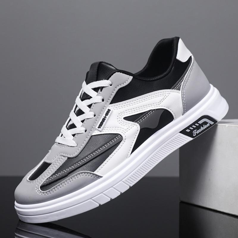 Board Shoes Men's Lace-up Flat Casual Shoes Spring and Autumn Fashion Men's Shoes Large Size Shoes Men's Single Shoes