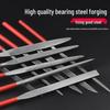 10-Piece Mini Triangular File Set for Woodworking & Metal Grinding Tools
