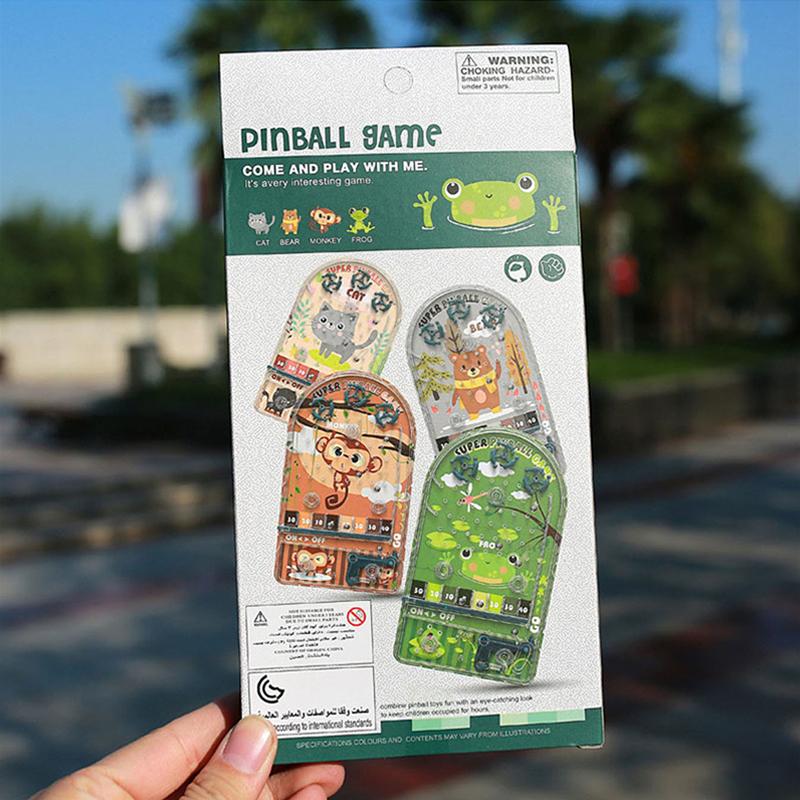 Mini Flipper Desktop-Spiele Maschine Cartoon Kinder Geschenke Lernspielzeug Basketball Labyrinth Perlen Auswurf Peer-Interaktion