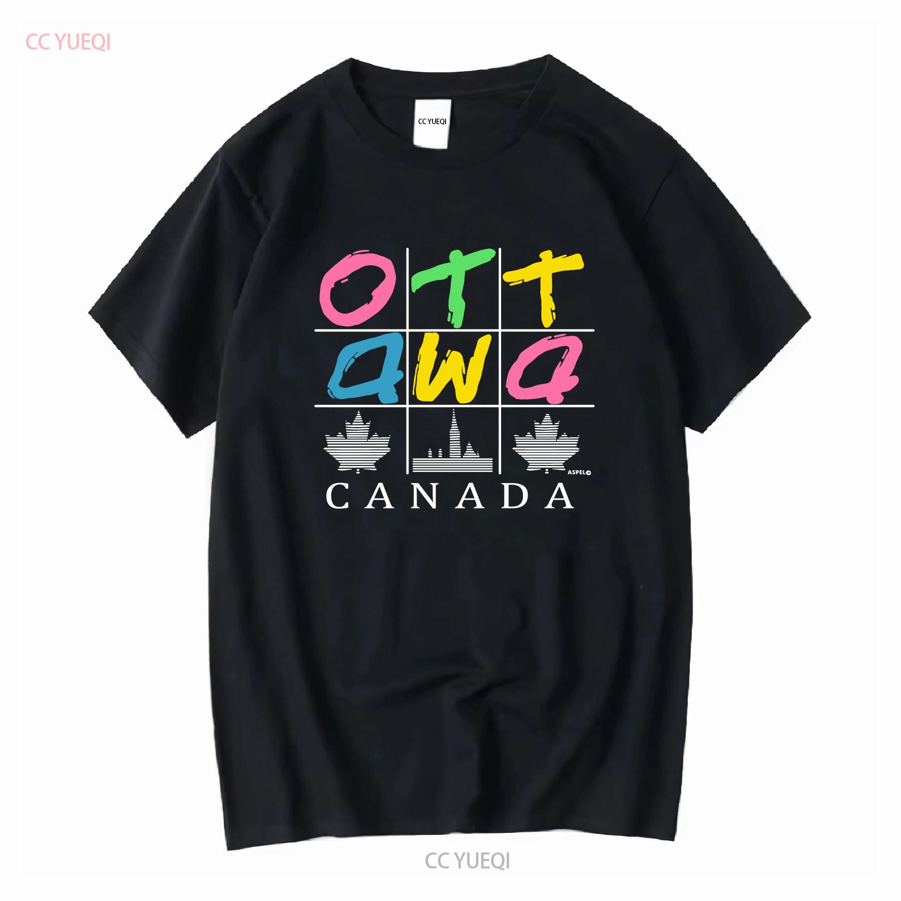 

Ottawa Canada Tic Tac Toe Fruit Of The Loom Mens Black T Shirt Size M vintage Washed graphic designer clothes Comfortable 4XL