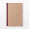 Muji Sunday Start Monthly Schedule Book December 2026