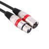 3Pin XLR Cable Male to Female M F Audio Cord Shielded Cable For Microphone Mixer 1M