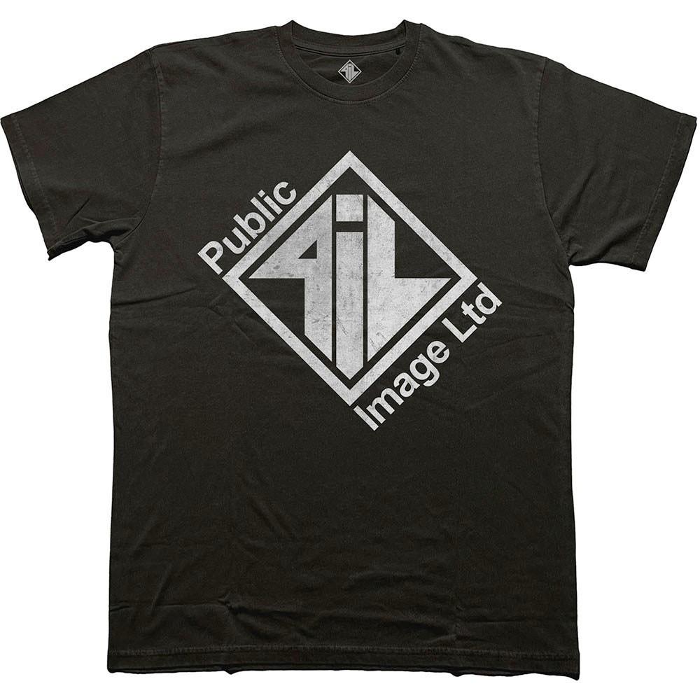 PiL - Public Image Ltd - Diamond Logo & Text - Black t-shirt XXL