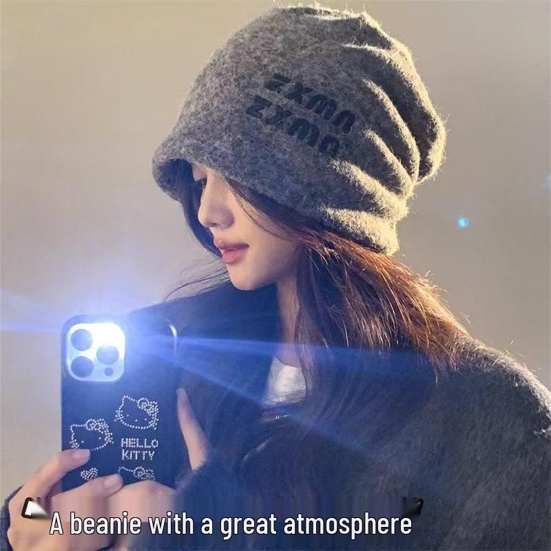 Korean Style Warm Slouchy Beanie for Autumn & Winter - Versatile, Cozy Fit for Both Men & Women
