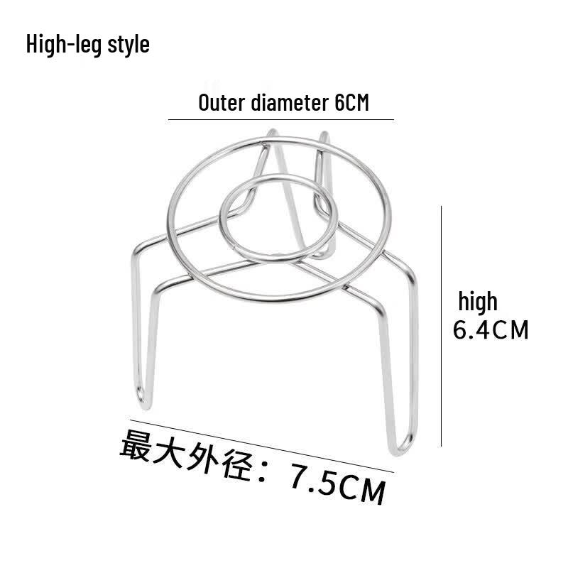 Straw Weave High-Foot Steamer Basket Set