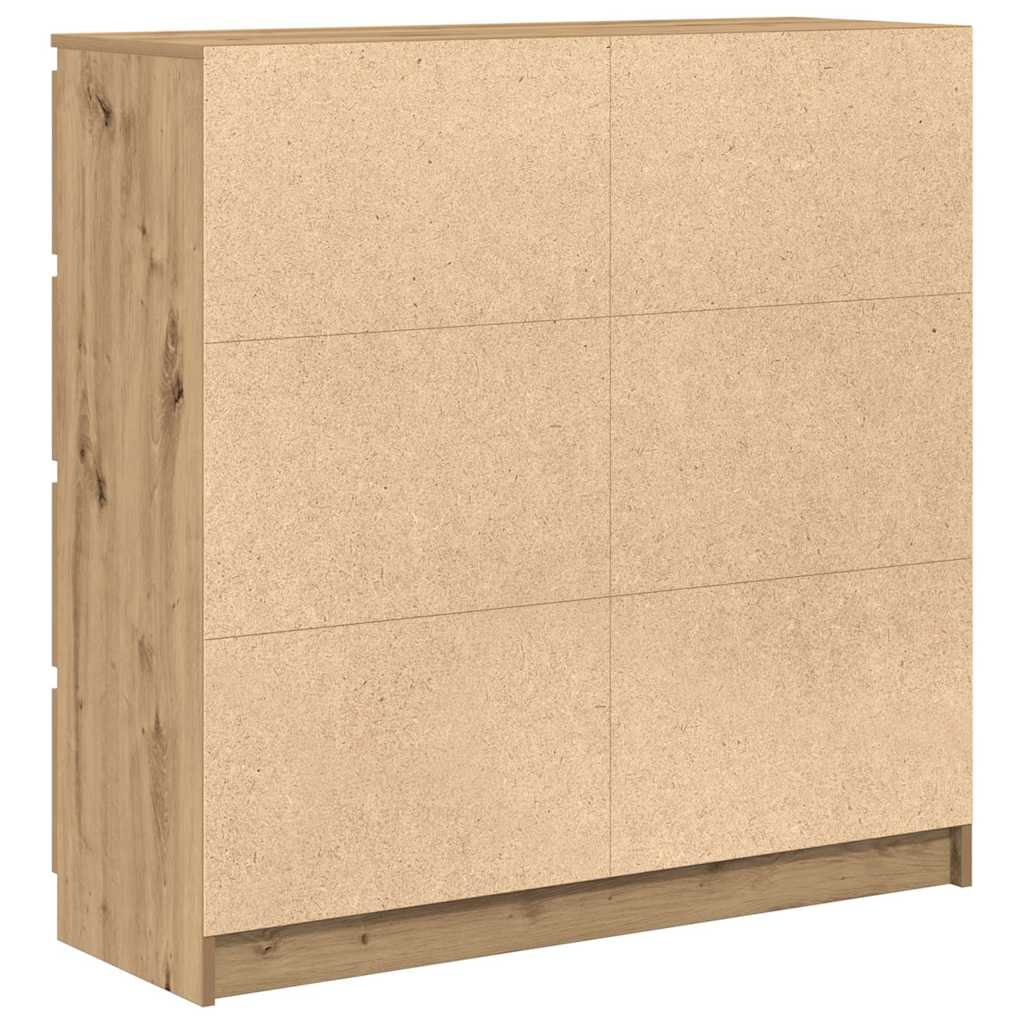 Artisan Oak Sideboard 100 x 35 x 99 cm Engineered Wood
