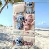 American Cartoon Figure Print Thick Microfiber Beach Towel Quick Dry Bath Blanket For Kids