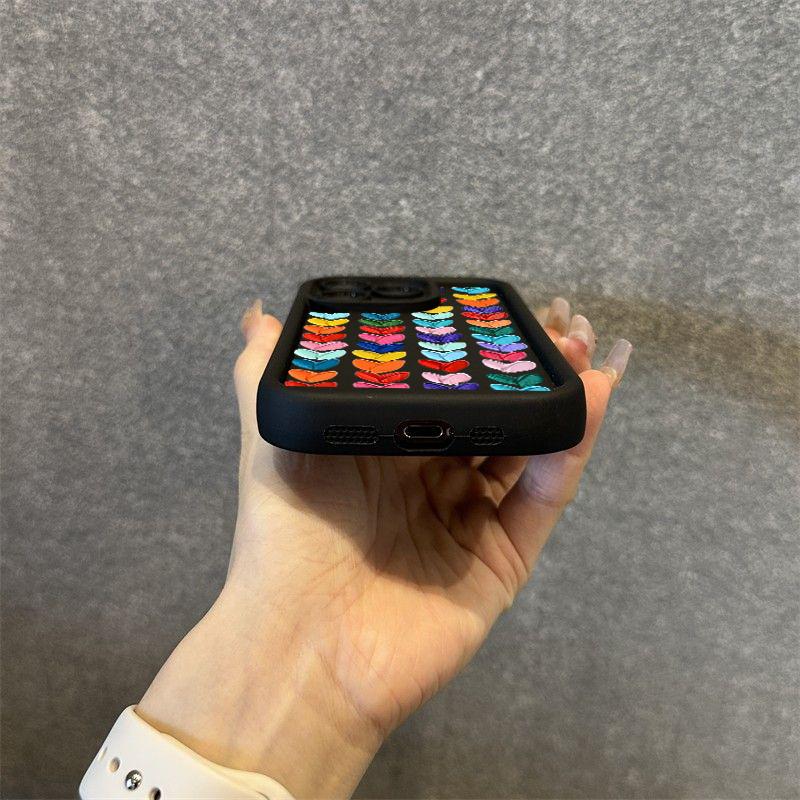 Oil Painting Love Silicone Phone Case for IPhone 11 12 13 14 15 16 Pro Max 16E XS X XR 7 8 Plus SE2 Camera Lens Protection Cover