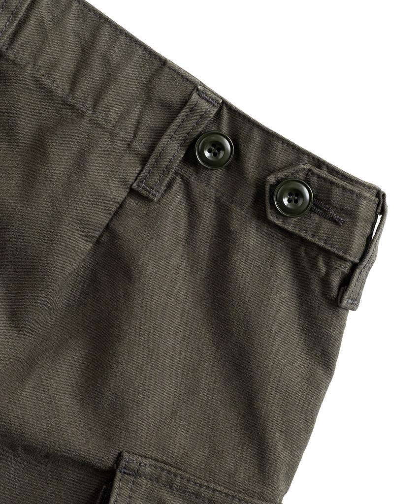 Waildeubeuligseu W24 Cotton Military Pants (Olive Green)