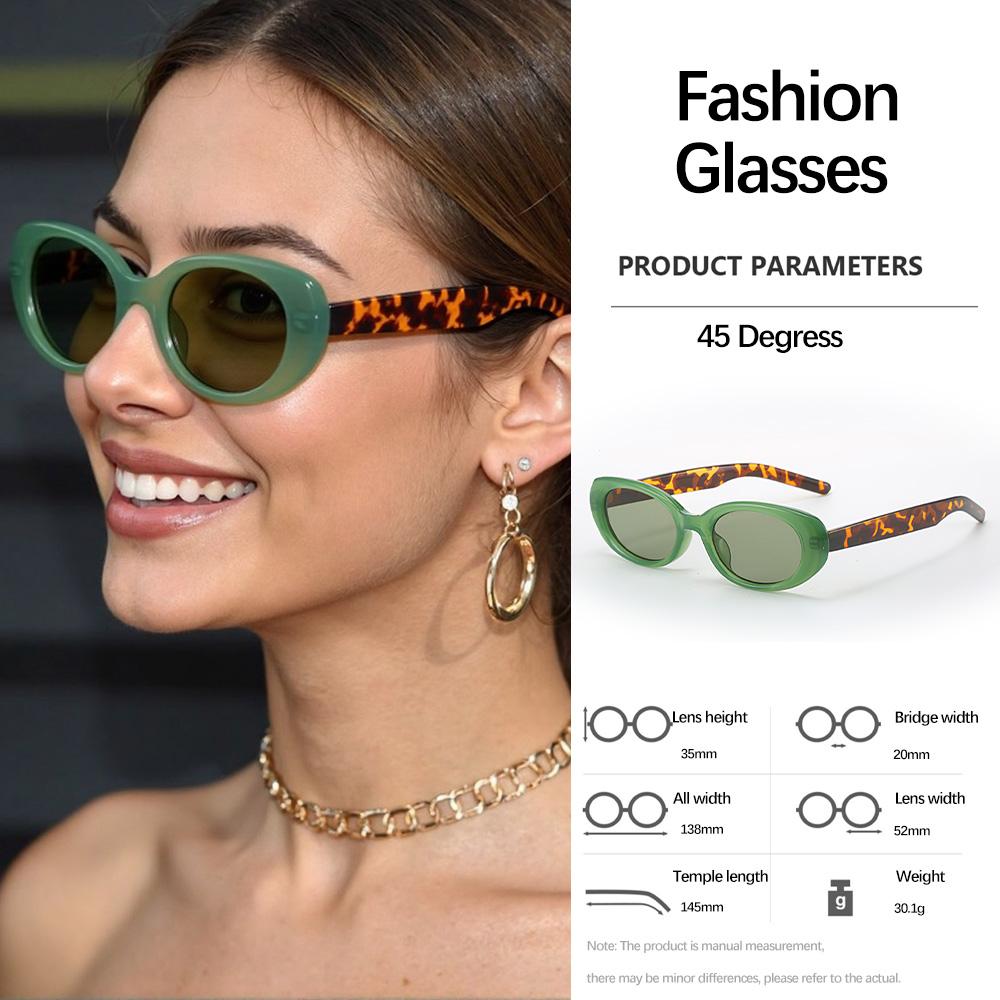 Vintage New In Sunglasses For Women Minimalist Retro Round Frame Glasses For Daily Artistic Wear Sunglasses Women