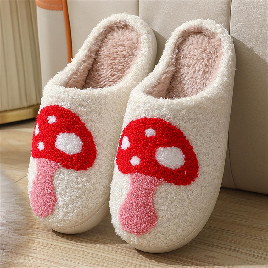 Slippers For Women Men Spooky Slides Soft Plush Fuzzy Slippers Slippers Indoor Outdoor Shoes