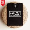 FAC 51 The Hacienda T Shirt Printed Happy Mondays Roses Rave Dance Music Tee Top