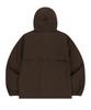 Brownbreath Tag Hoodie Windbreaker - Dark Brown