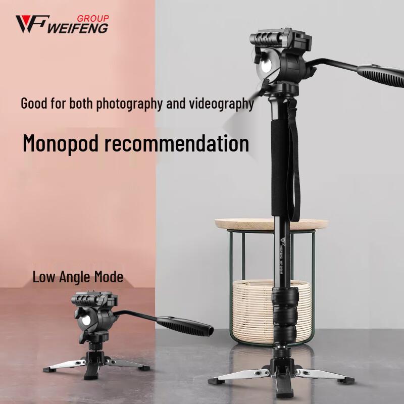 Профессиональный штатив и монопод Weifeng WF-3958M Black