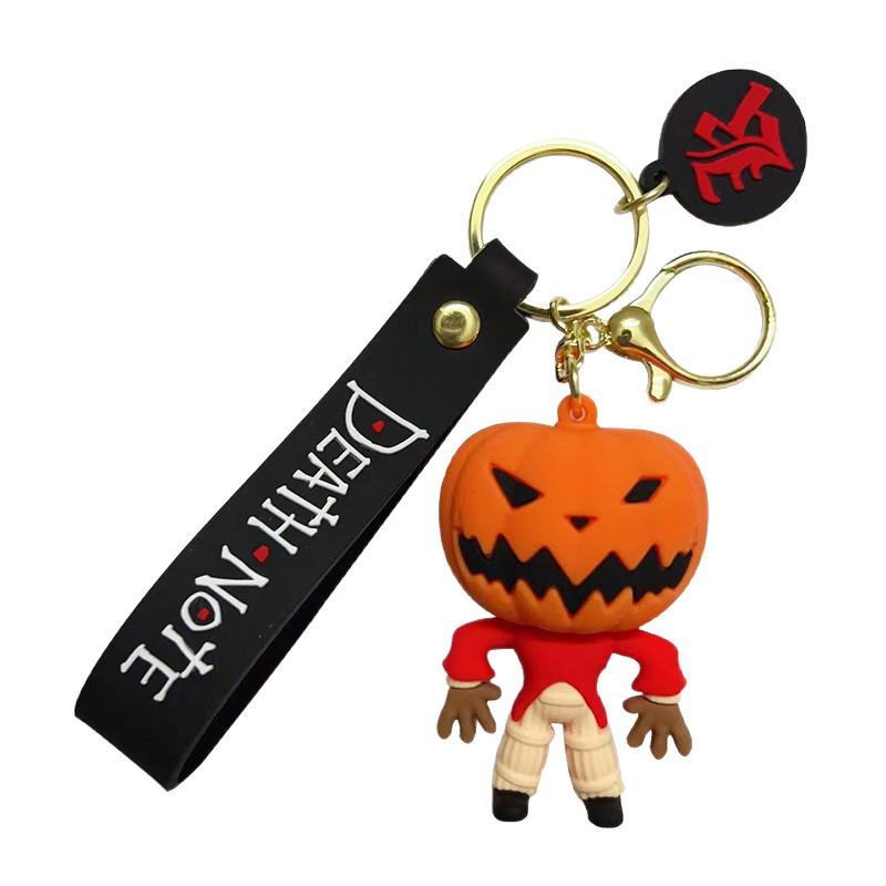 Nightmare Before Christmas Kürbis Totenkopf Schlüsselanhänger - Alberne Halloween Streich Anhänger