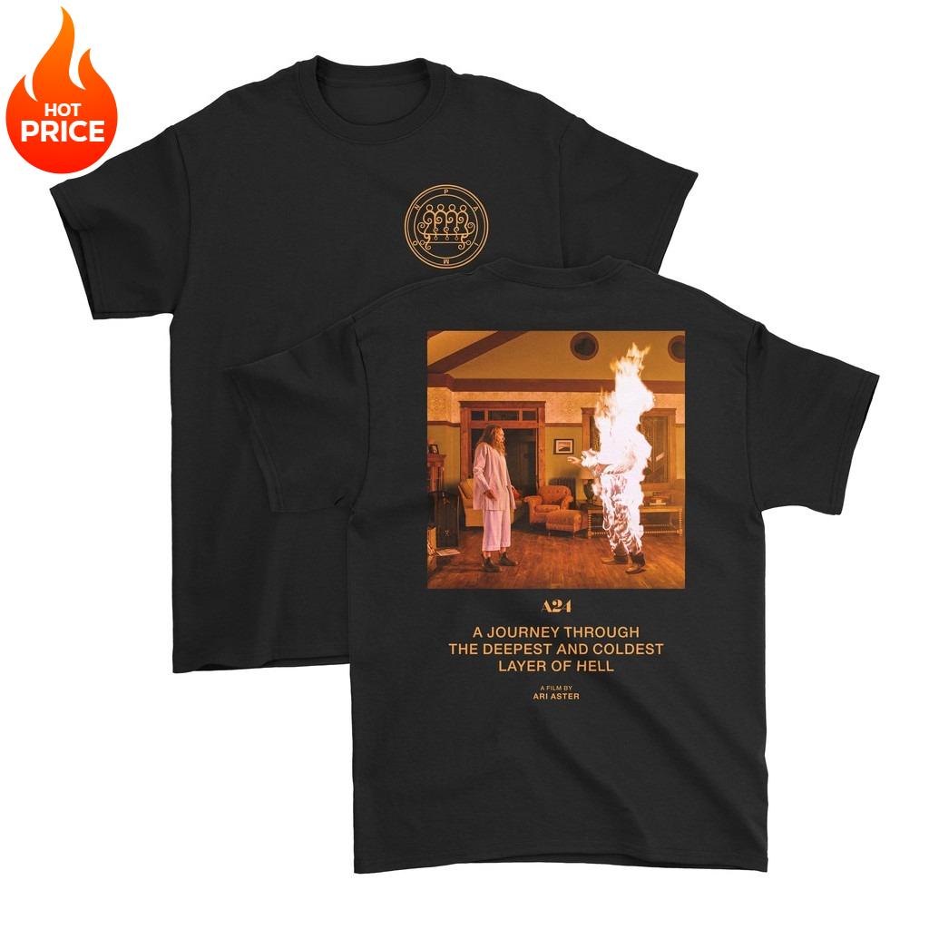 

Summer New Men s T-Shirt Kaos HEREDITARY #03 A24 Movie T-Shirt Super High Quality Cotton Fashion Unisex T-Shirt 4XL