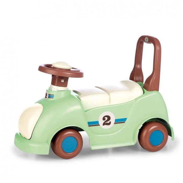Rider - CHICOS - Vintage Ride-on - Green and Brown - 4 Wheels - For Baby from 10 months marrone