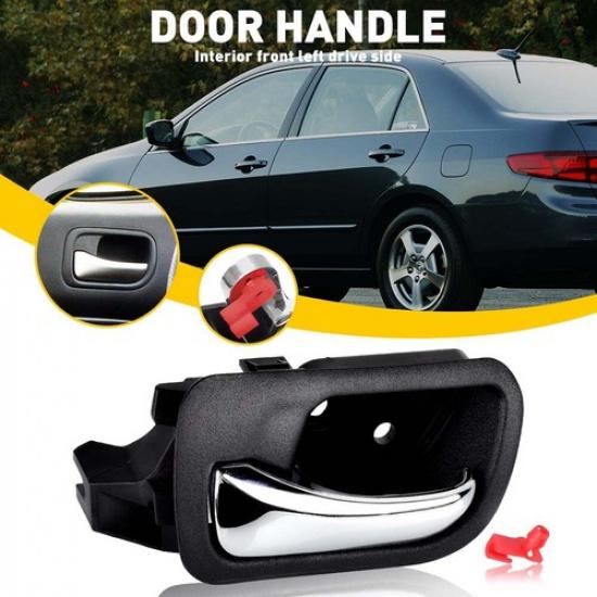 Interior Door Handle Driver Side For 2003-2007 Honda Accord Sedan Plastic EOA