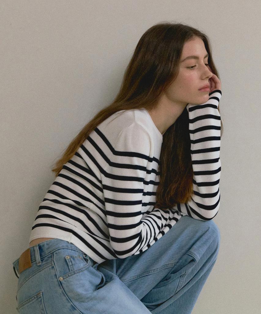 OCTETTE Marin Unbalance Crop Knit