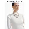 UR Women's Casual Pleated Long-Sleeve T-Shirt