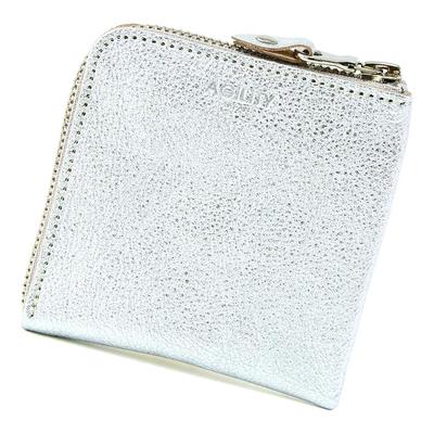 AGILITY affa Halvplånbok Myntfack Korthållare Sedelfack Läder Guld Silver Guld "Fyrkantig Plånbok"