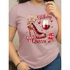 Women's 3D Graphic Print T-Shirt Casual Short Sleeve Crew Neck Top, Ideal for Birthday or Friend Gift for Outdoor Daily Sports
